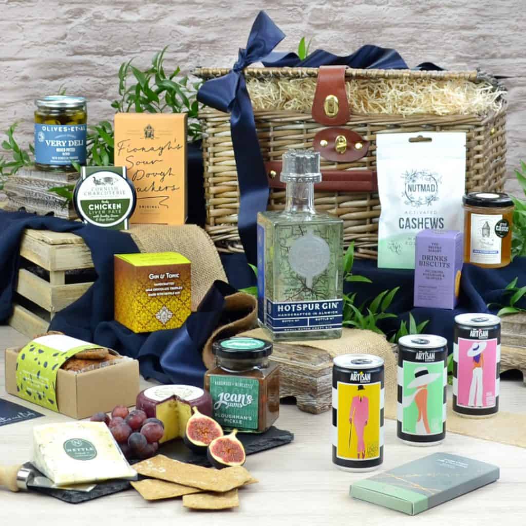 Hepple Sloe Gin Hamper Luxury Hampers Gifts Heather And Bale