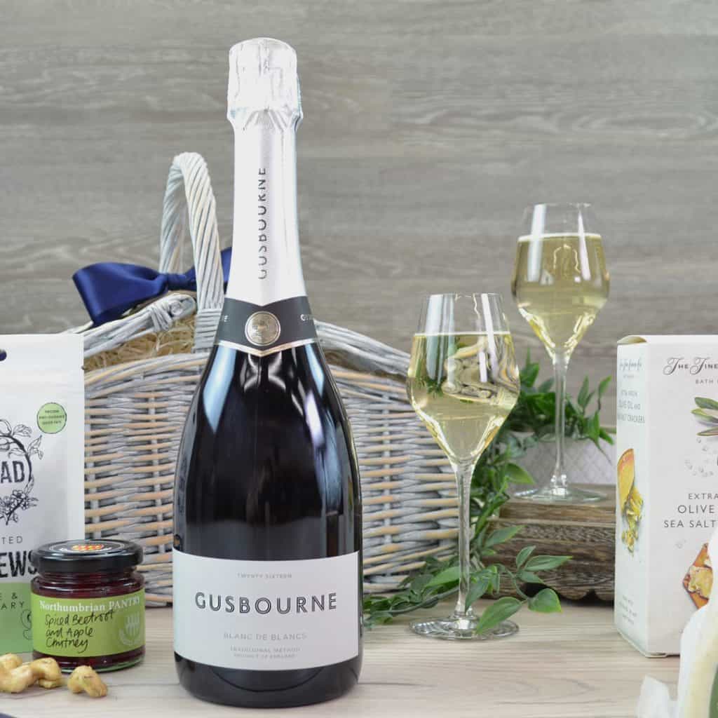 Gusbourne English Sparkling Wine Hamper Heather and Bale