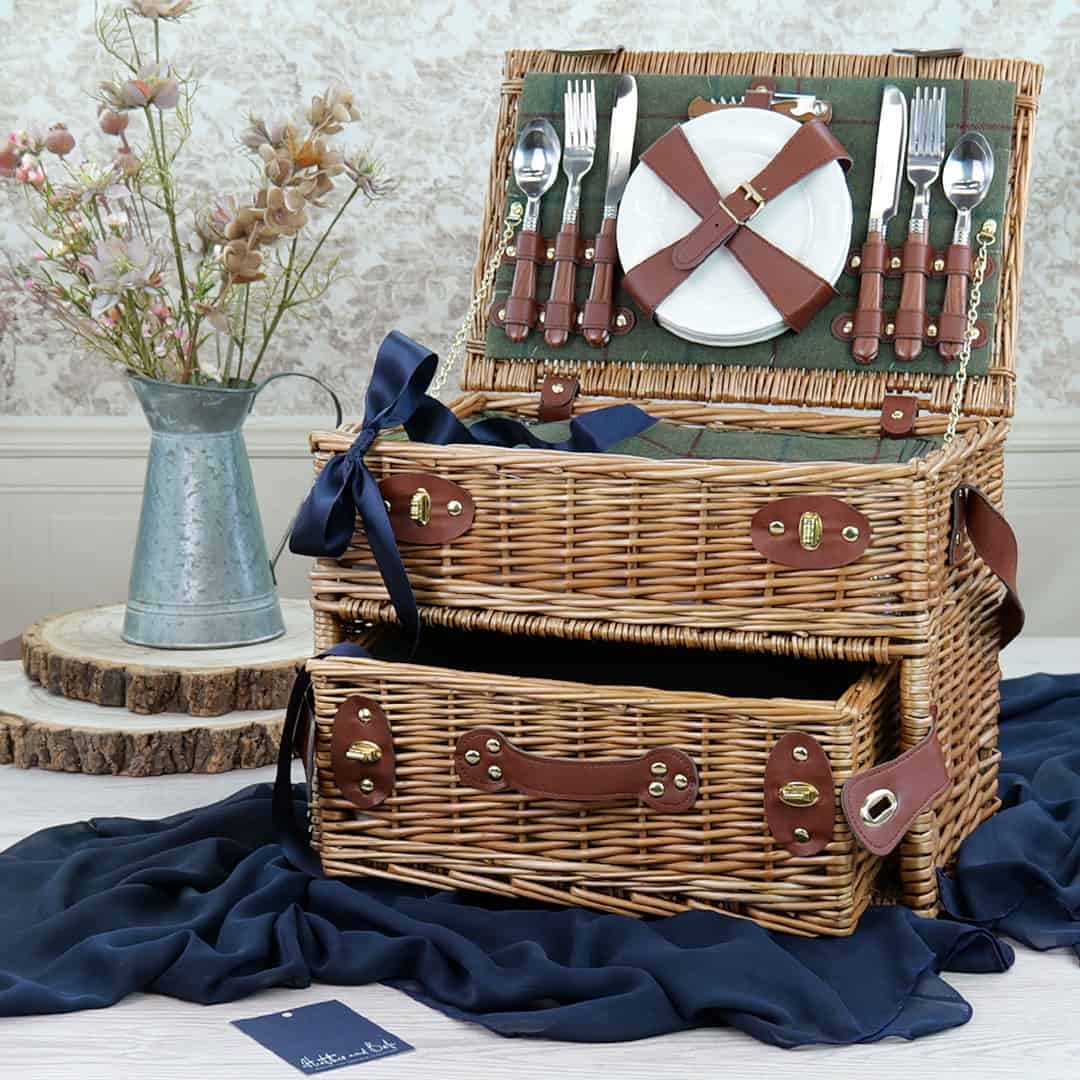 4 person picnic basket